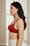 Zivame Push-Up Wired Medium Coverage T-Shirt Bra - Sundried Tomato — thumbnail 4